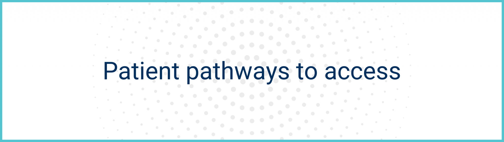 Early access pathways to medicines