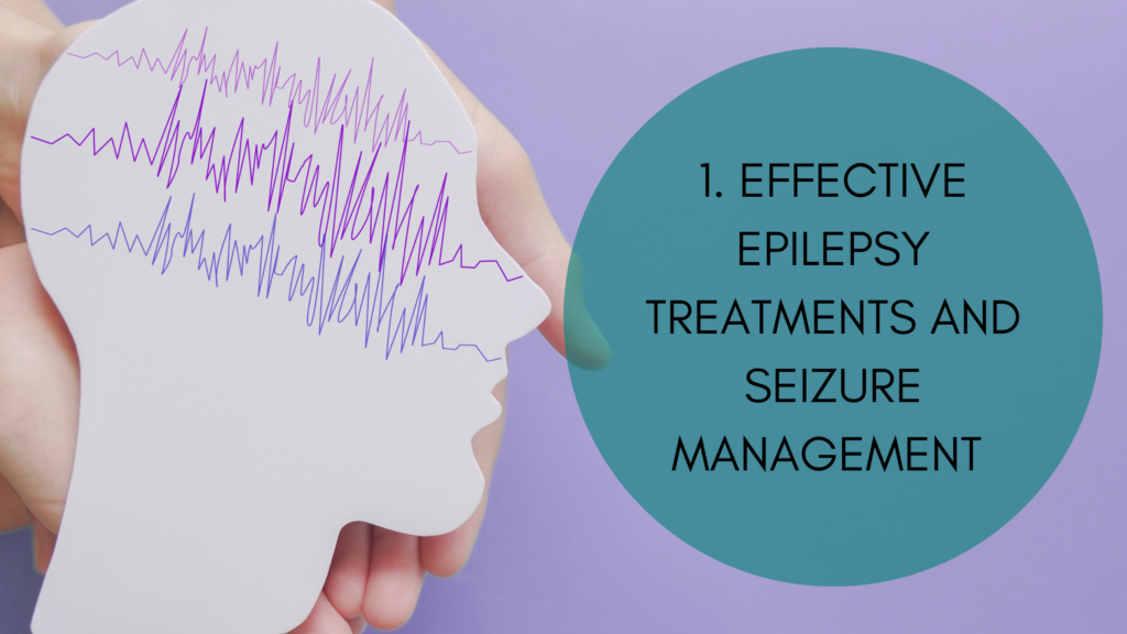 Image of a cardboard head with brain waves on to denote effective epilepsy treatments and seizure management