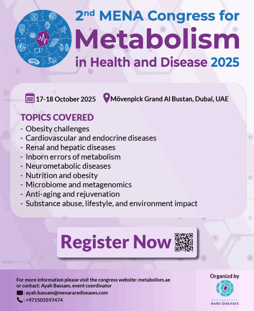 2nd MENA Congress for Metabolism in Health and Disease 2025