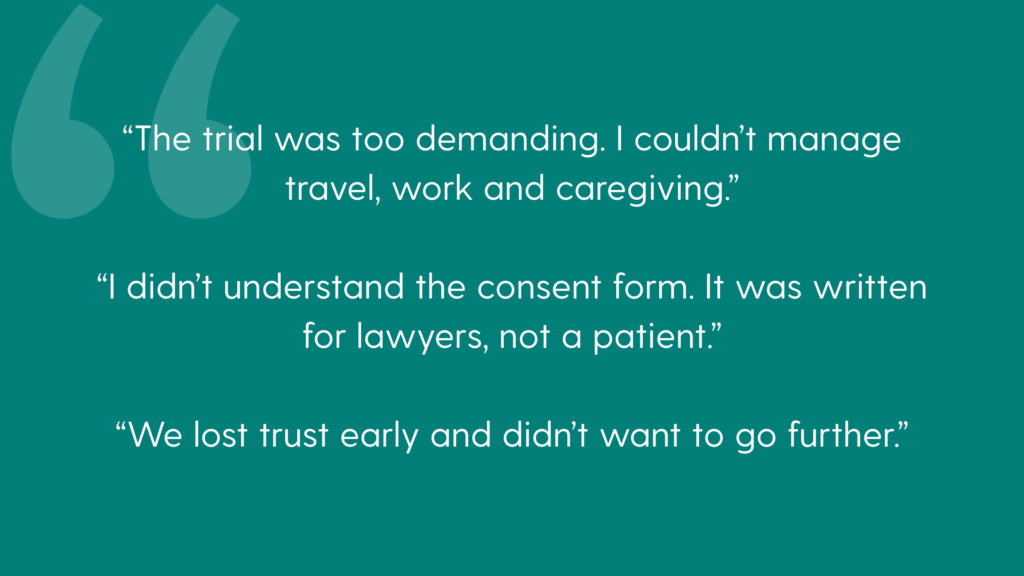 Quotes from Medidata's Patient Insights Board.