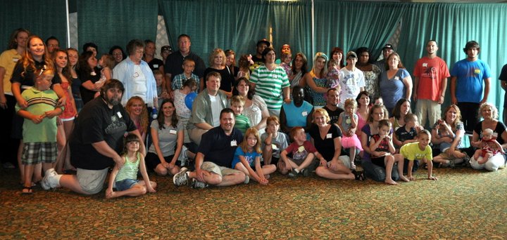 Simons Searchlight participants at a 16P Gathering