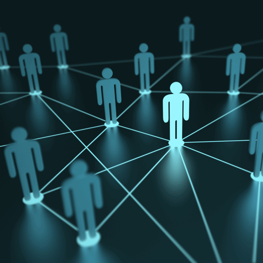 Image to represent collaborative networks