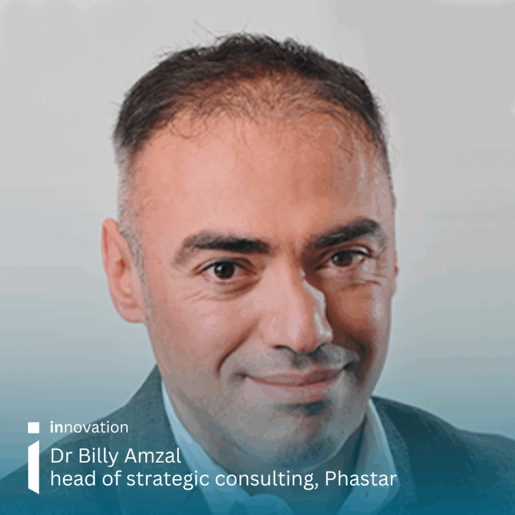 Headshot photo of Dr Billy Amzal