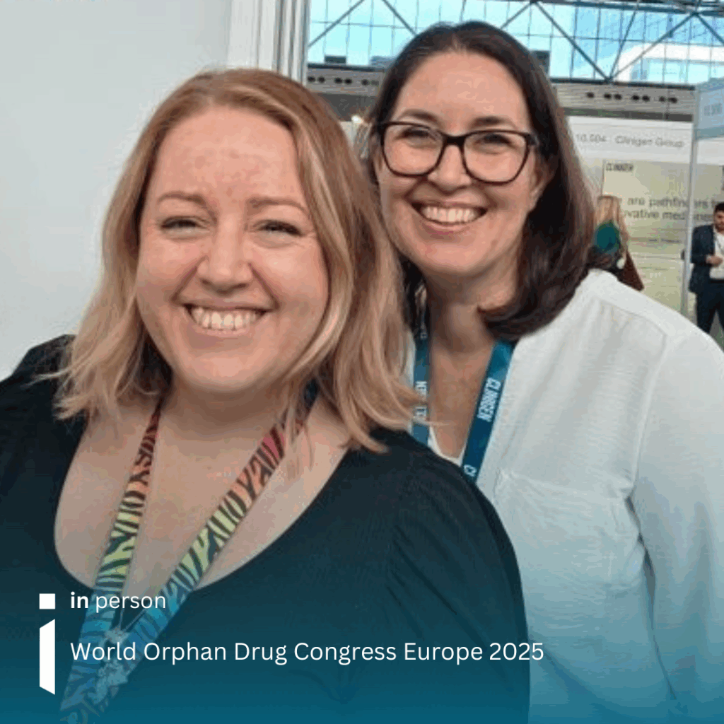 A photo of Rebecca Stewart and Becky Pender at WODC