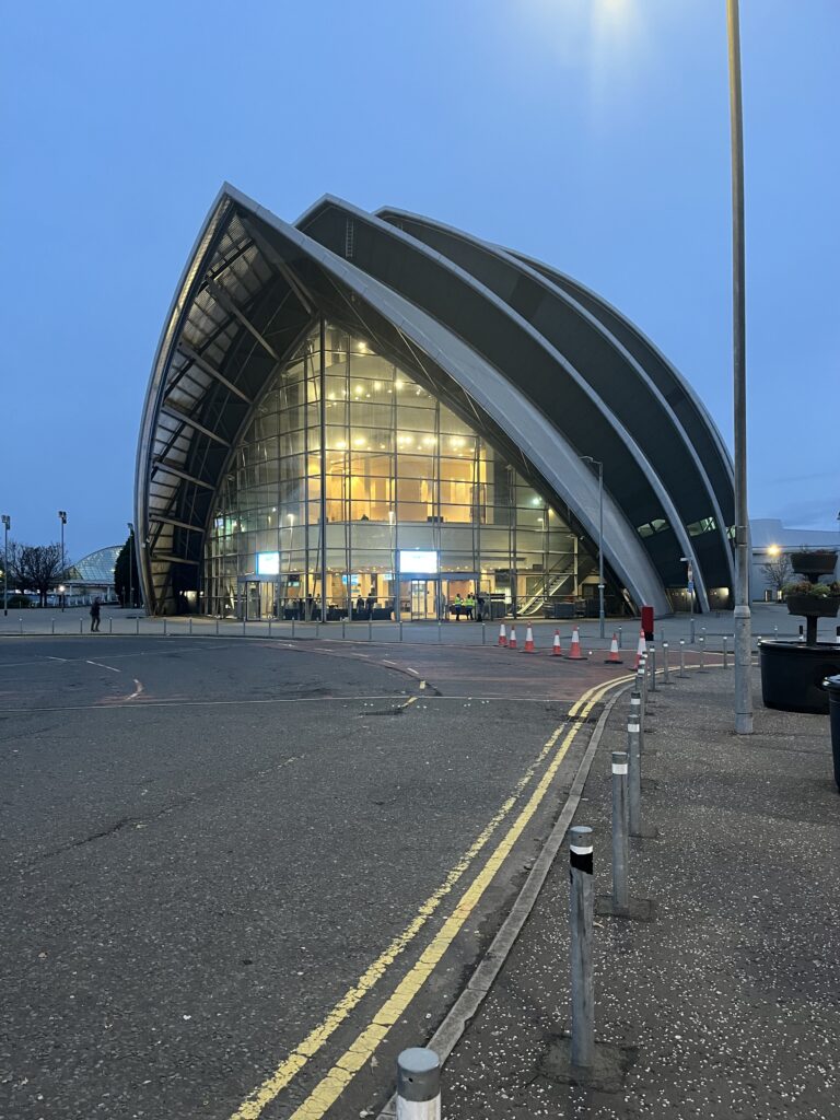 Photo of the SEC campus in Glasgow