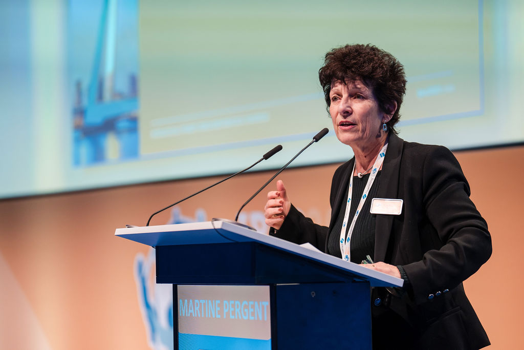 Martine speaking at IPIC 2023