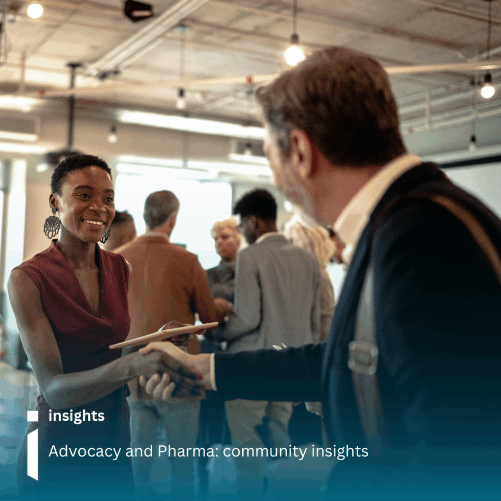 Image of a professional man shaking hands with a woman