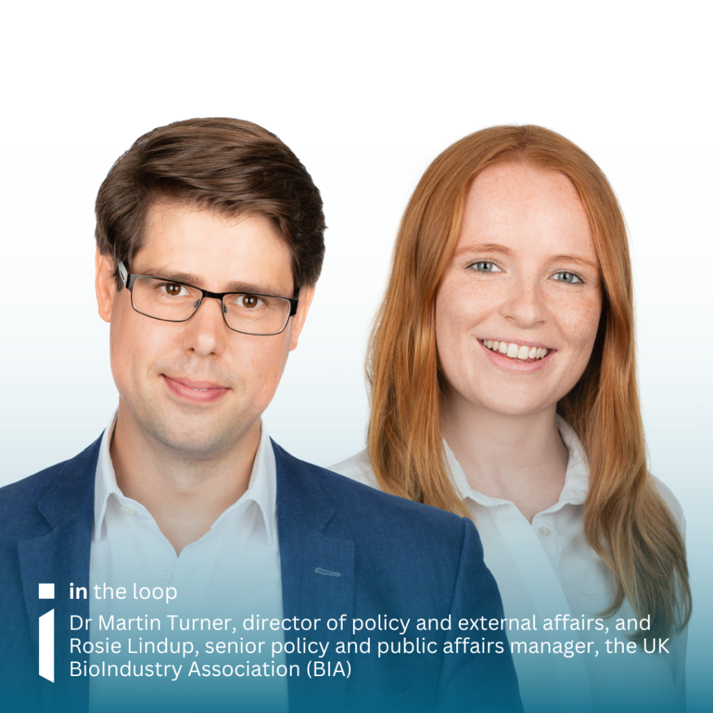 Headshot photo of Dr Martin Turner and Rosie Lindup