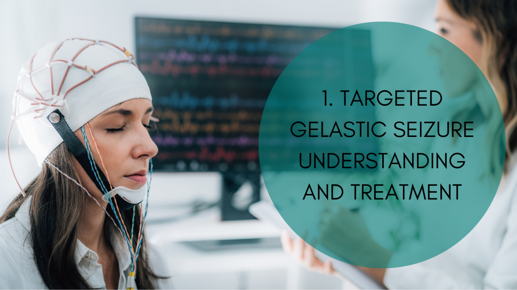 Image of a lady having an EEG