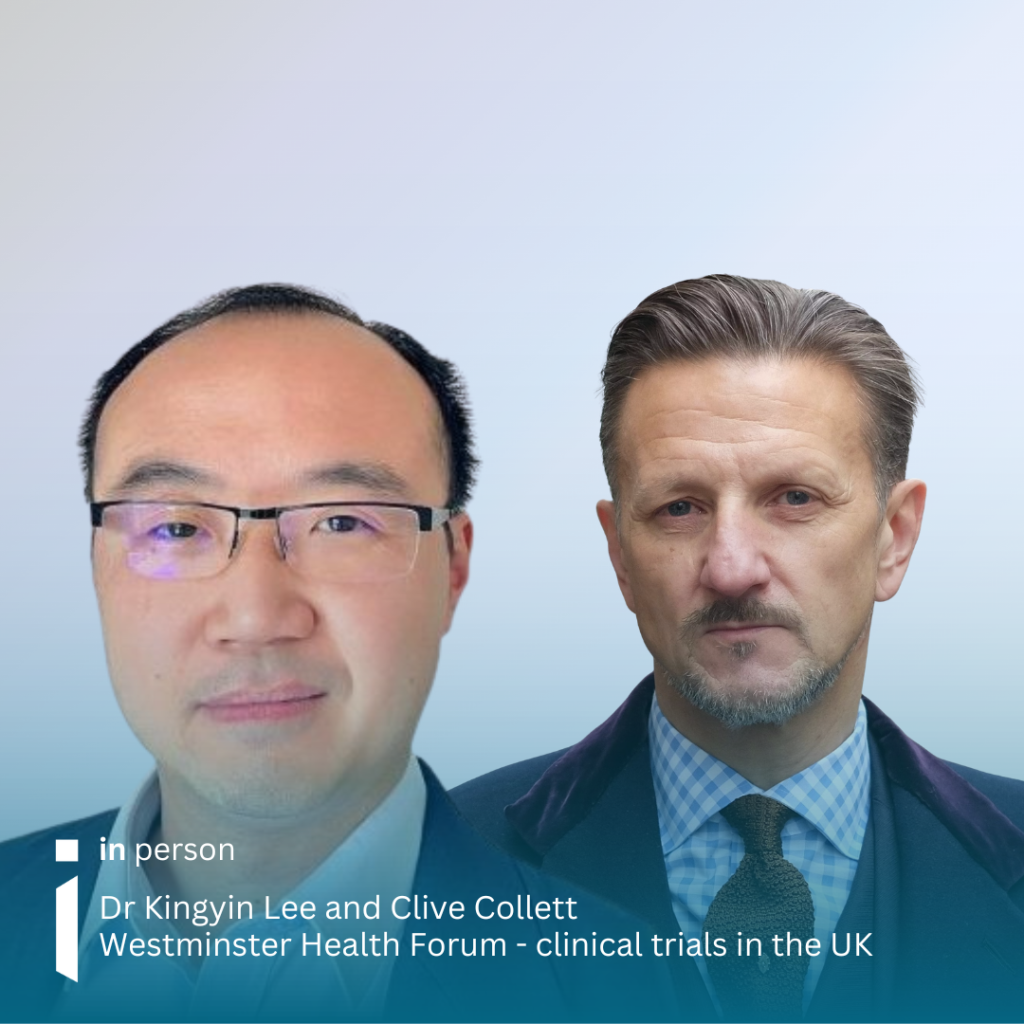 Headshot photo of Dr Kingyin Lee and Clive Collett