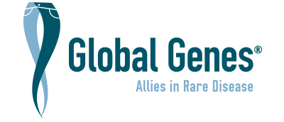Global Genes logo on white background with tag line of Allies in Rare Diseases.