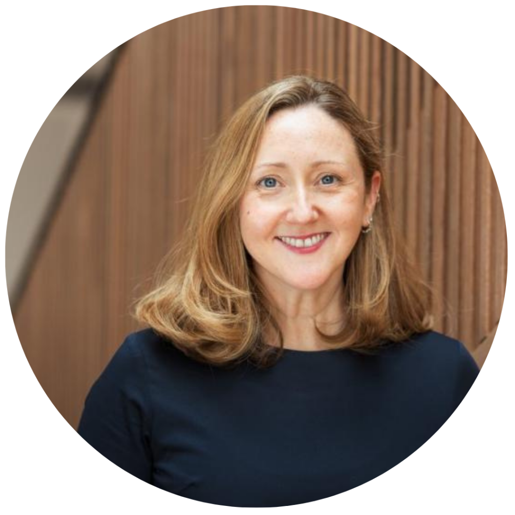 Headshot of Professor Claire Booth, a consultant paediatric immunologist at Great Ormond Street Hospital.