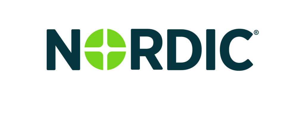 Image of Nordic Global logo in dark and bright green
