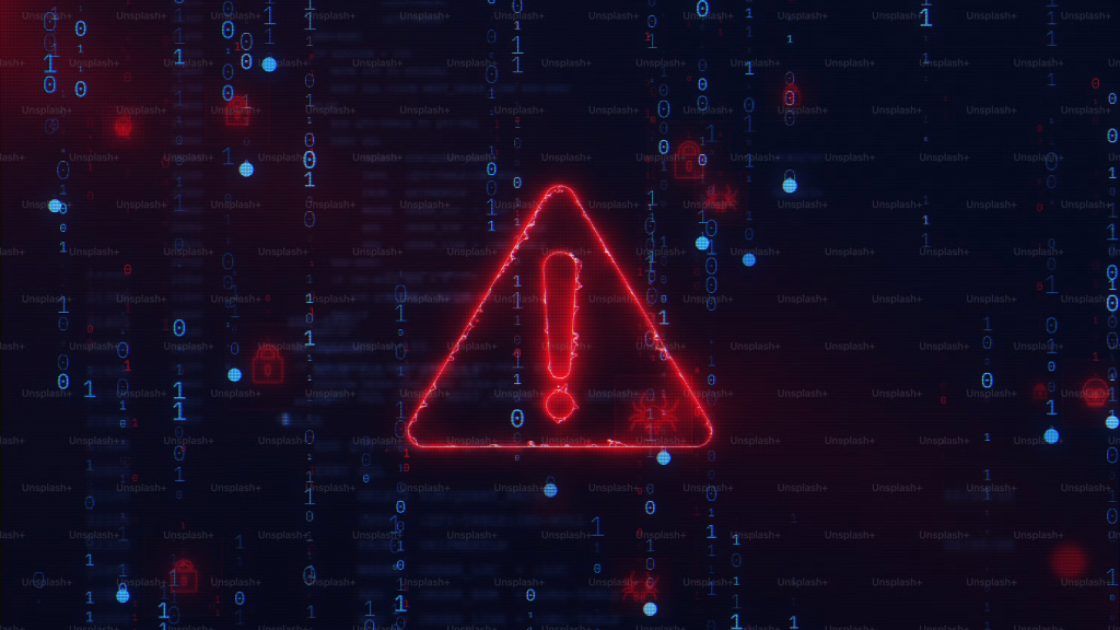 Image of computer error sign
