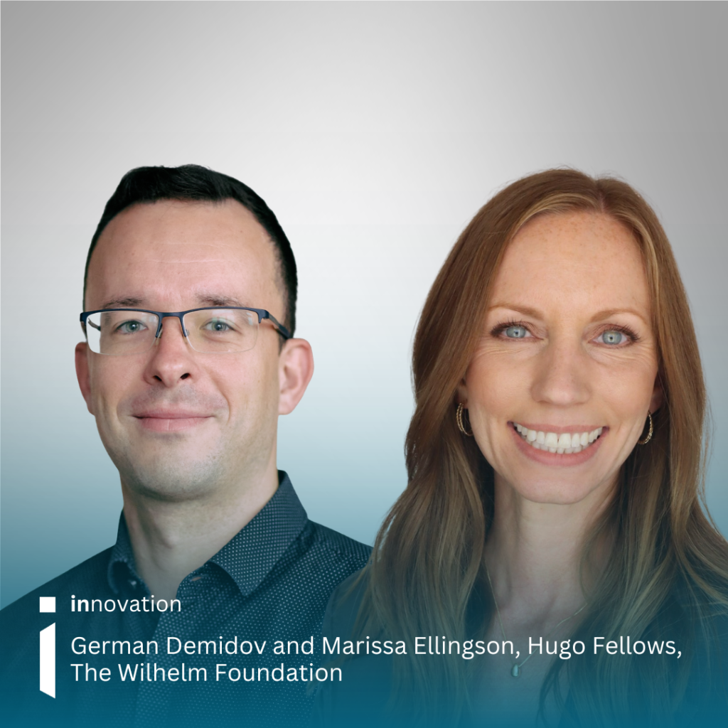 Headshot photos of German Demidov and Marissa Ellingson