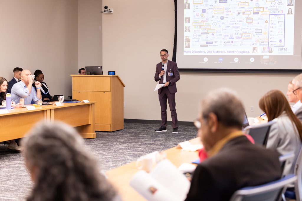 Image of Dr Dennis Lal at the Rare Disease Family Foundation Symposium