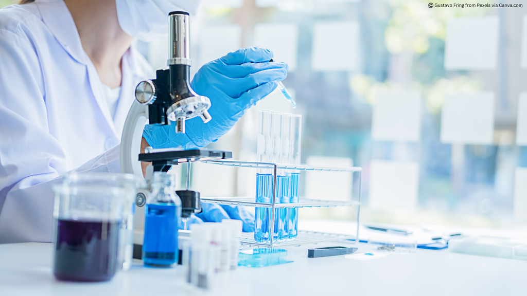 Image of scientific researcher in laboratory